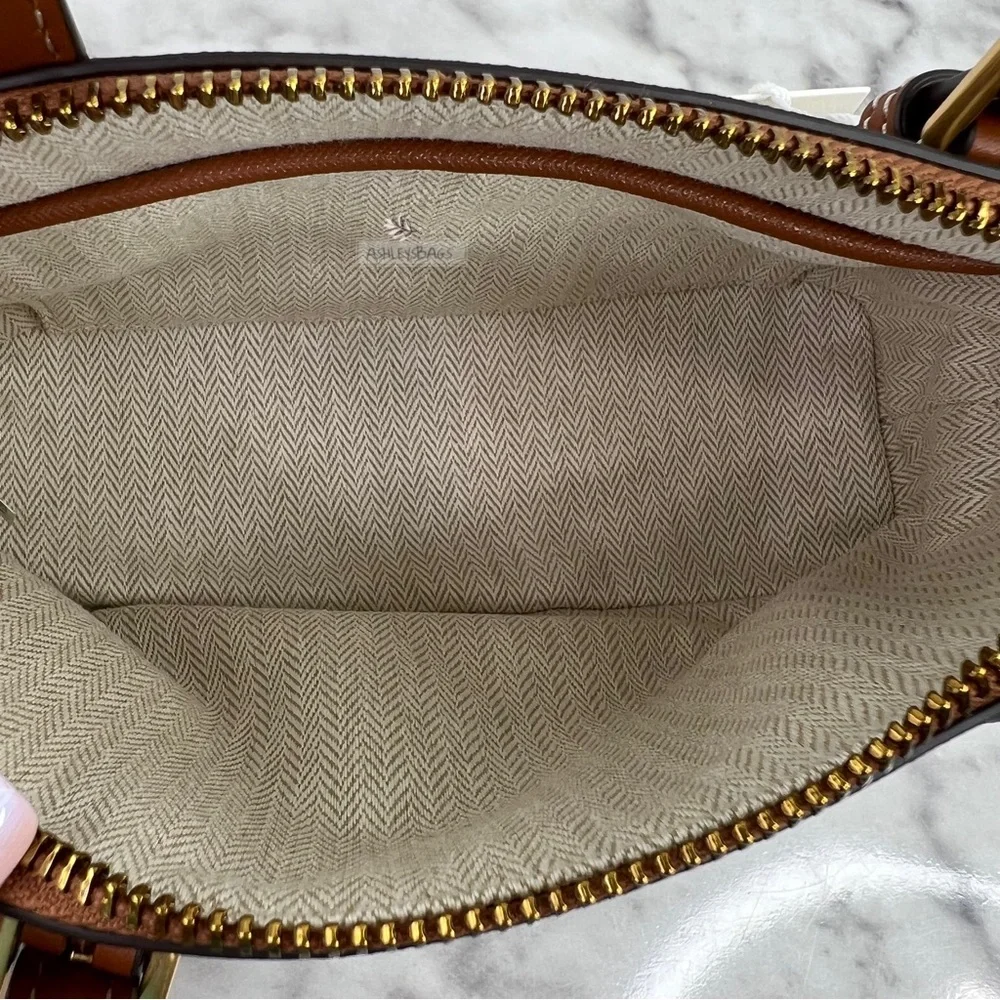 Tory Burch Emerson Printed Dome Satchel Crossbody In Leopard Print